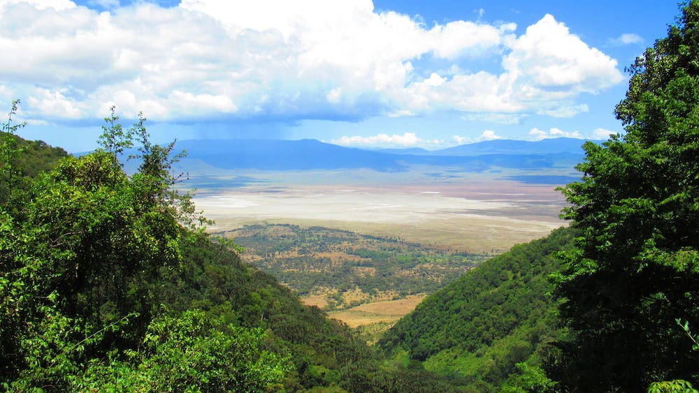 Overlooking Ngorongoro Crater