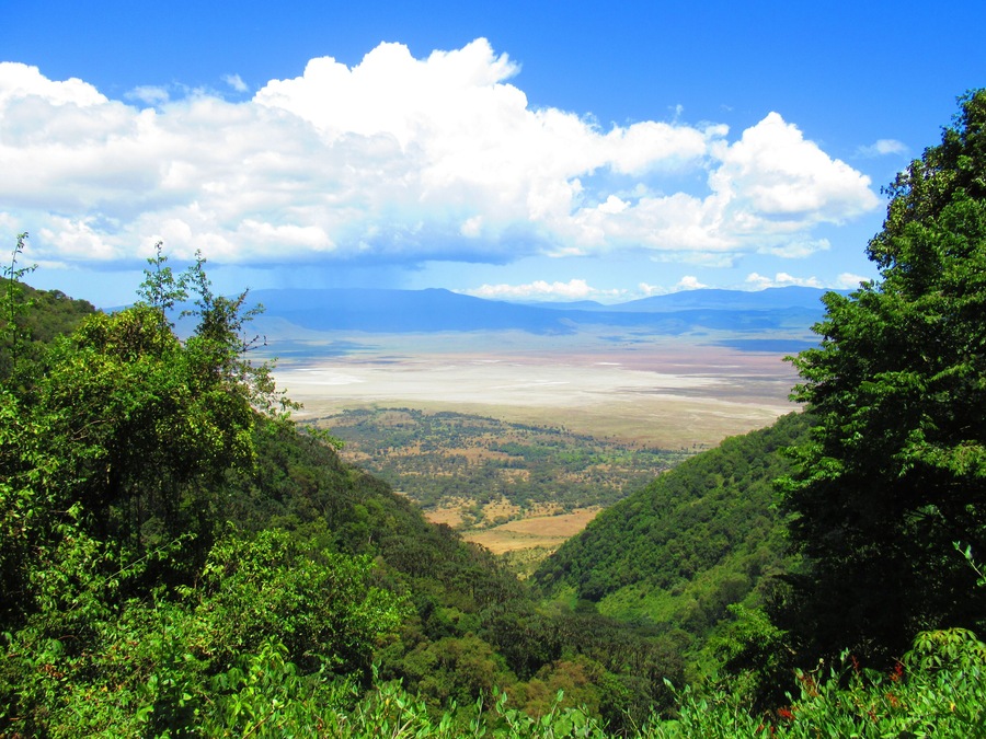 Overlooking Ngorongoro Crater