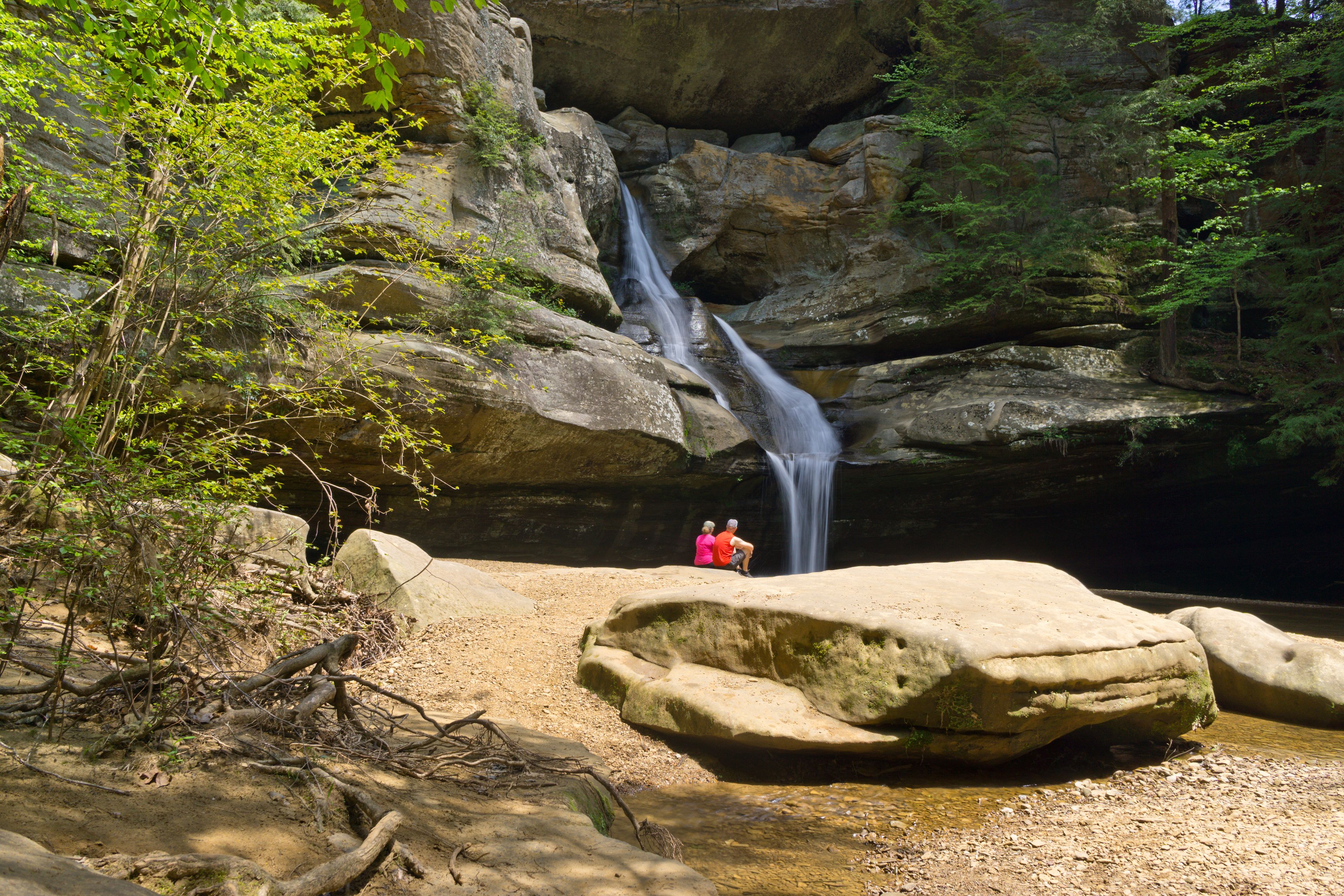 Enjoying Cedar Falls