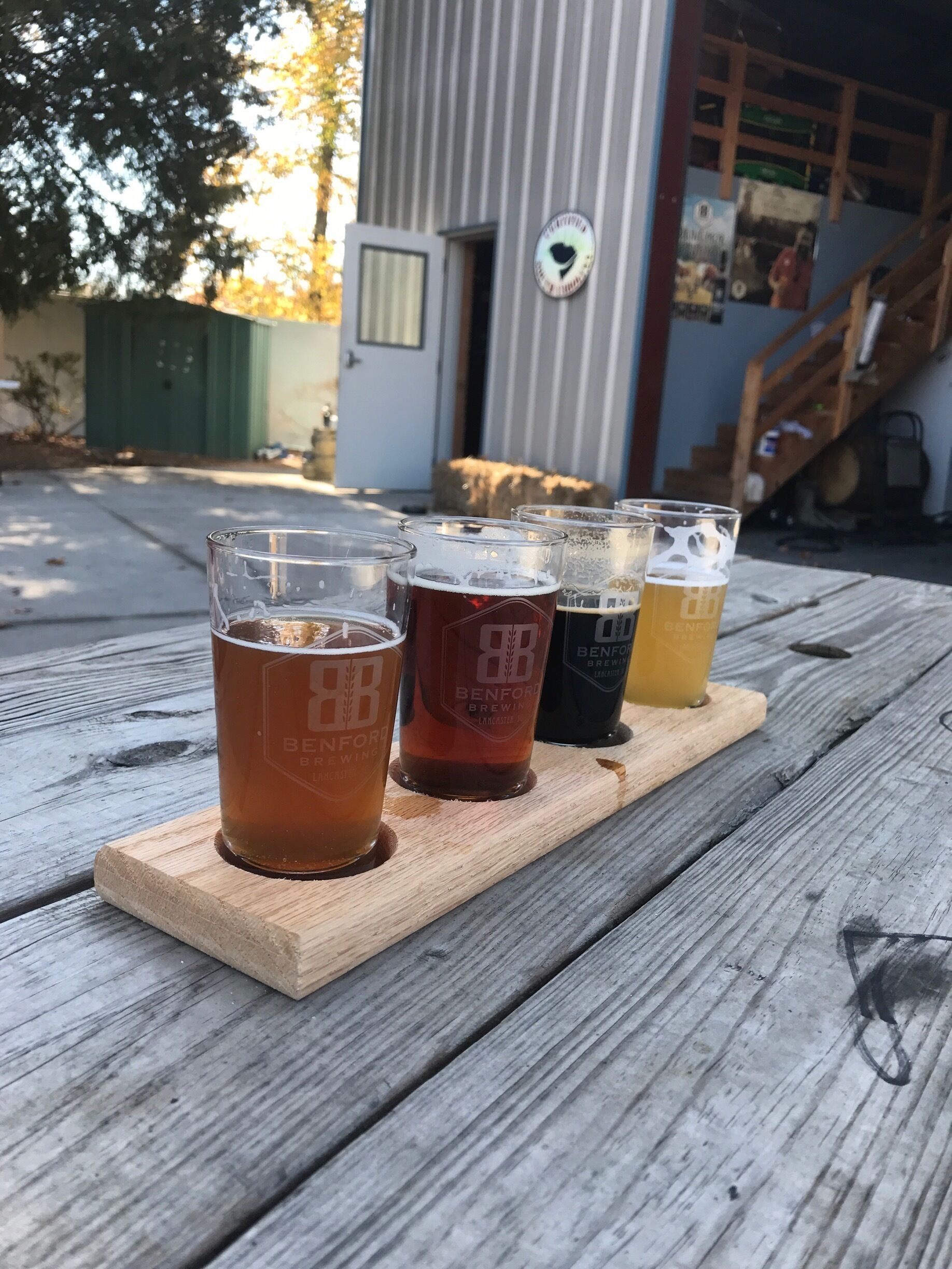 On a nice Saturday afternoon this is a great place for a great beer and the scenery is really nice