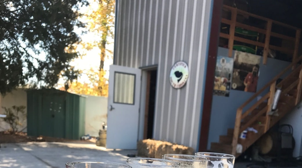 On a nice Saturday afternoon this is a great place for a great beer and the scenery is really nice