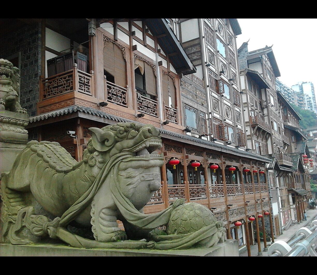 Ciqikou, or the "Porcelain Village" is the old part of the city