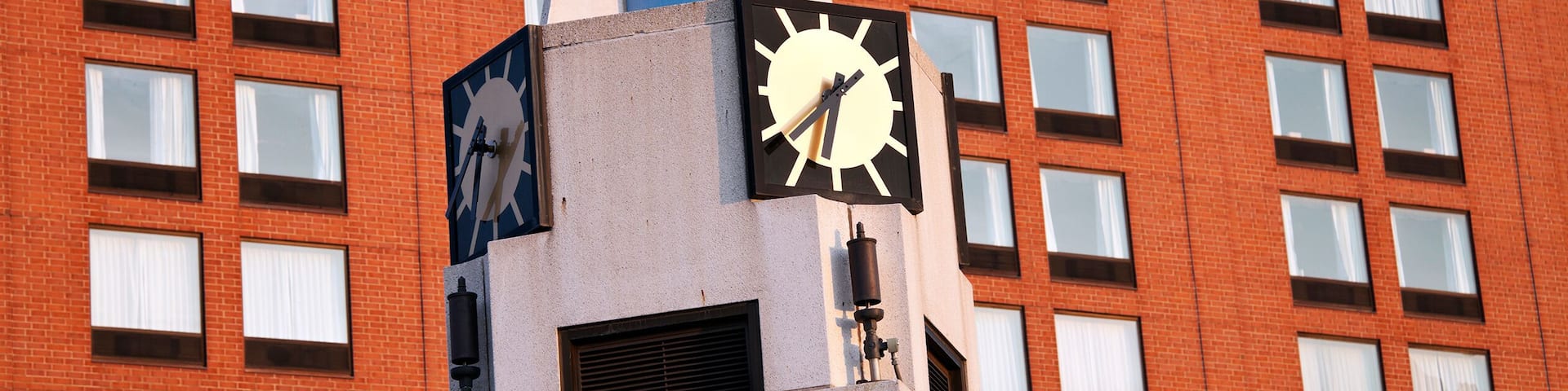 Clock tower in Lansing