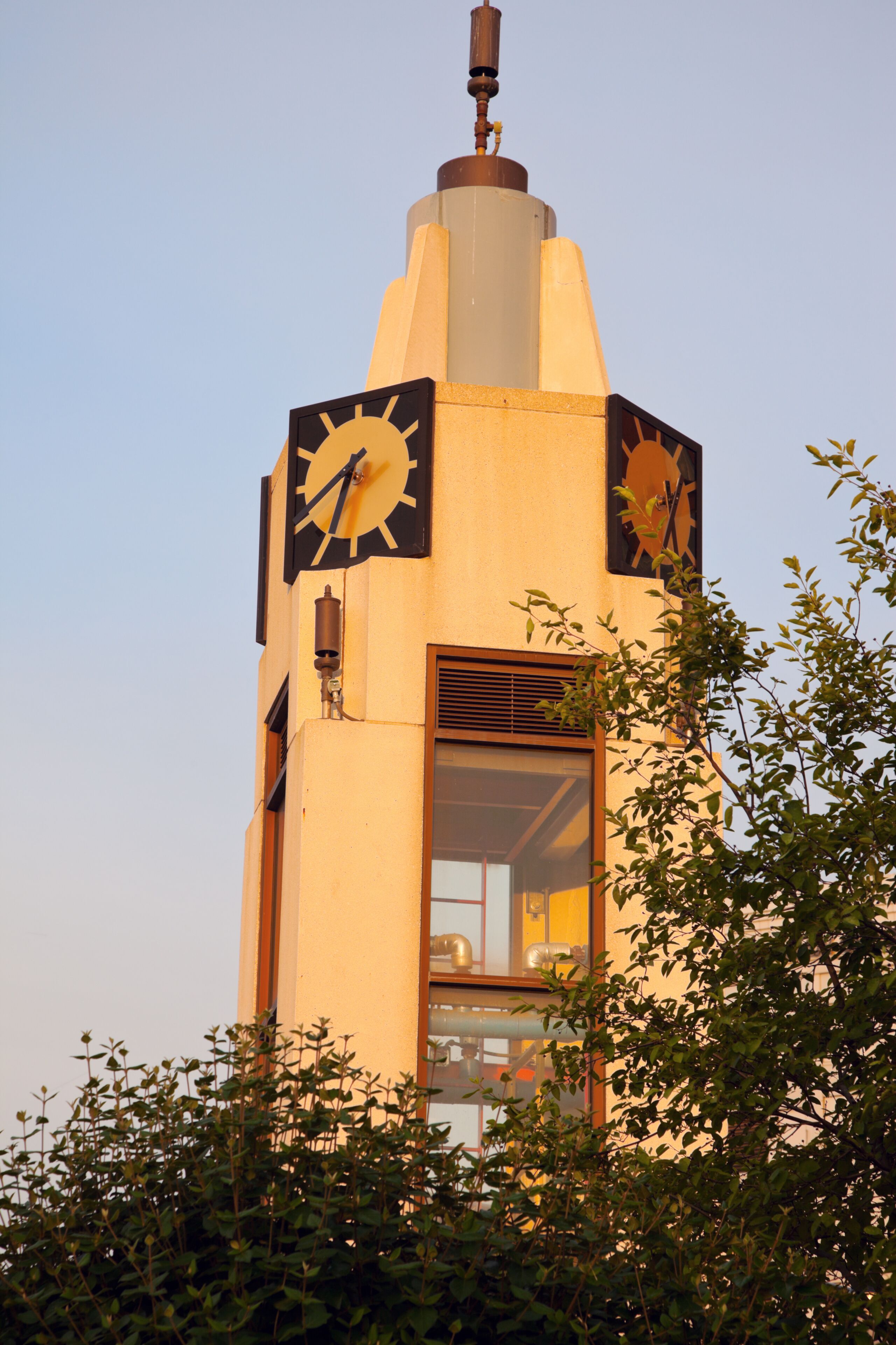 Clock tower in Lansing