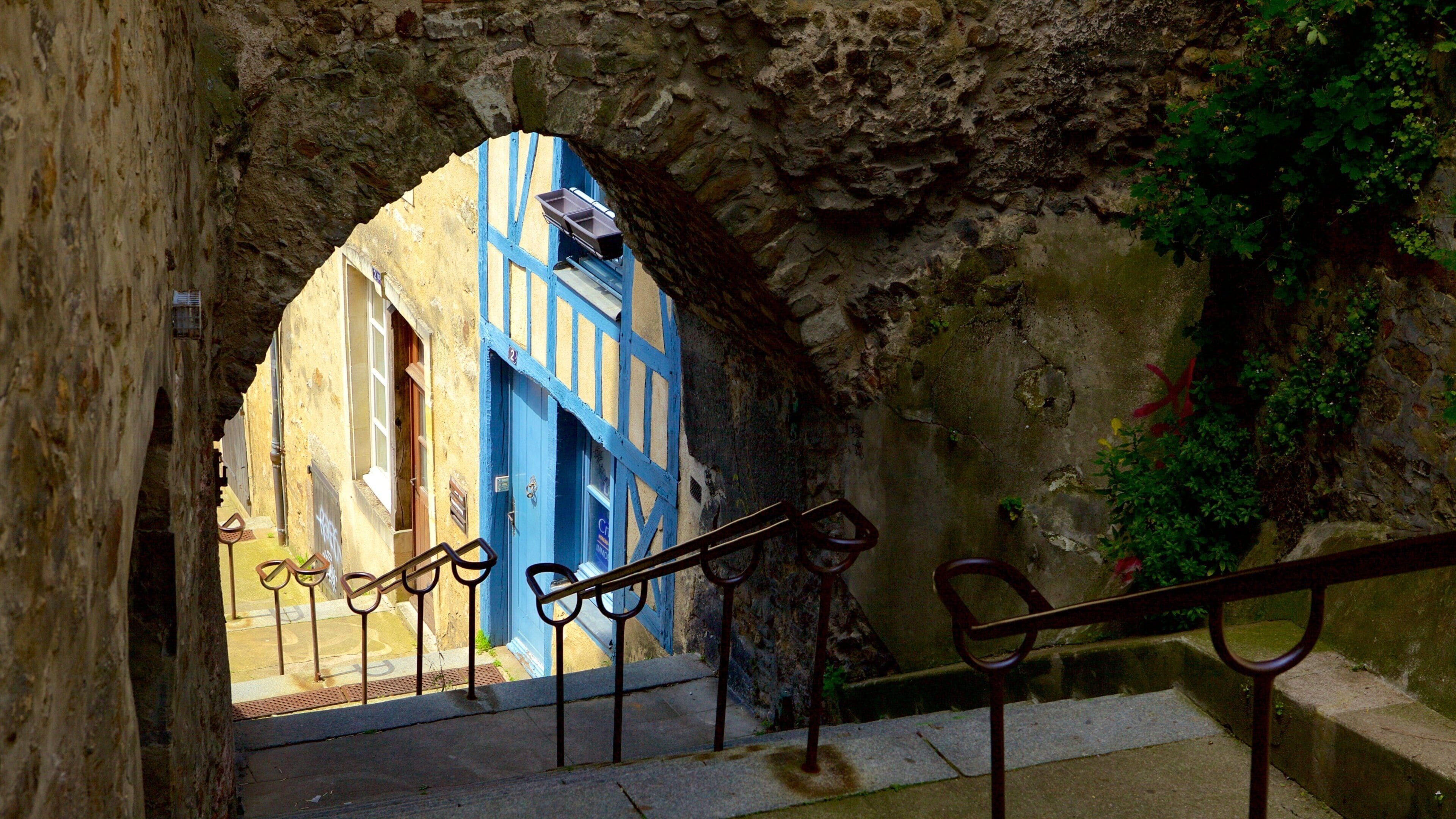 Le Mans mostrando elementos de patrimônio