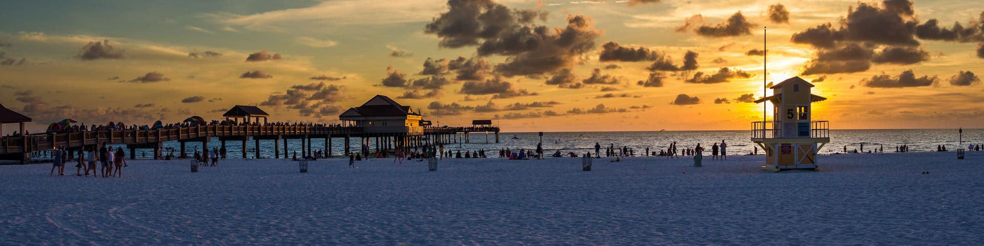 Clearwater Beach at Sunset