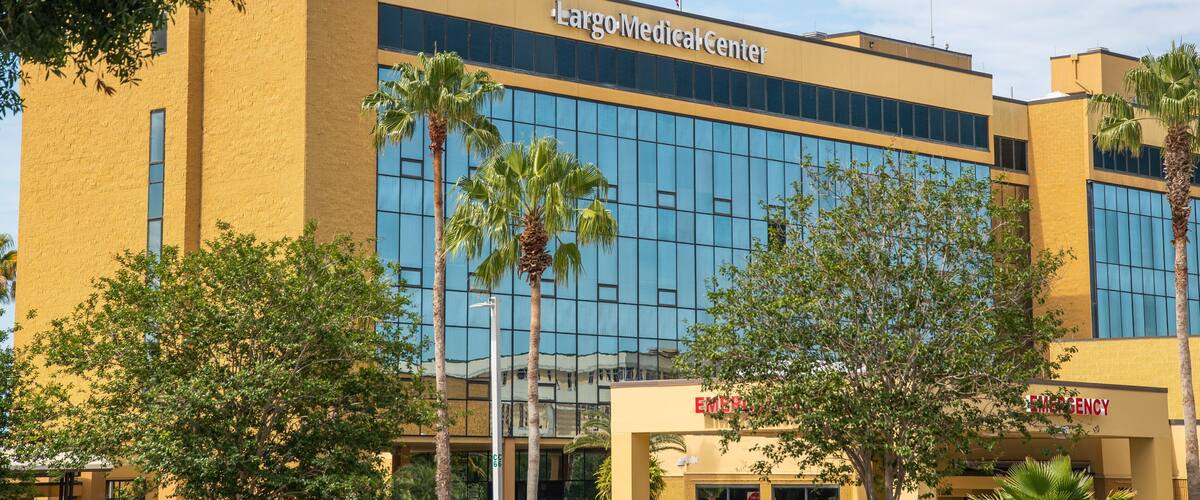 Largo Medical Center which includes signage