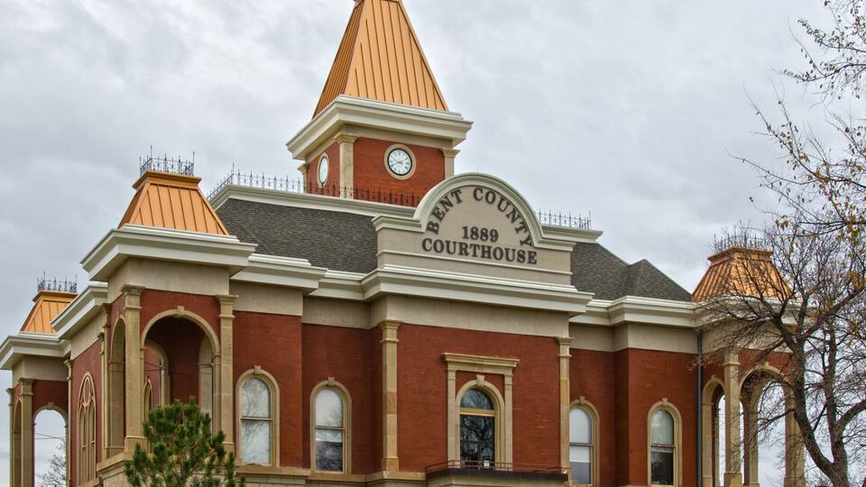 D6309hdr Bent County Courhouse in Las Animas, Colorado