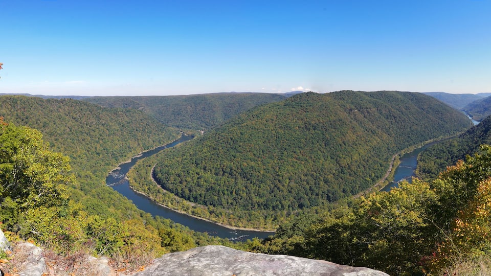 New River Gorge National Park from Grandview Overlook