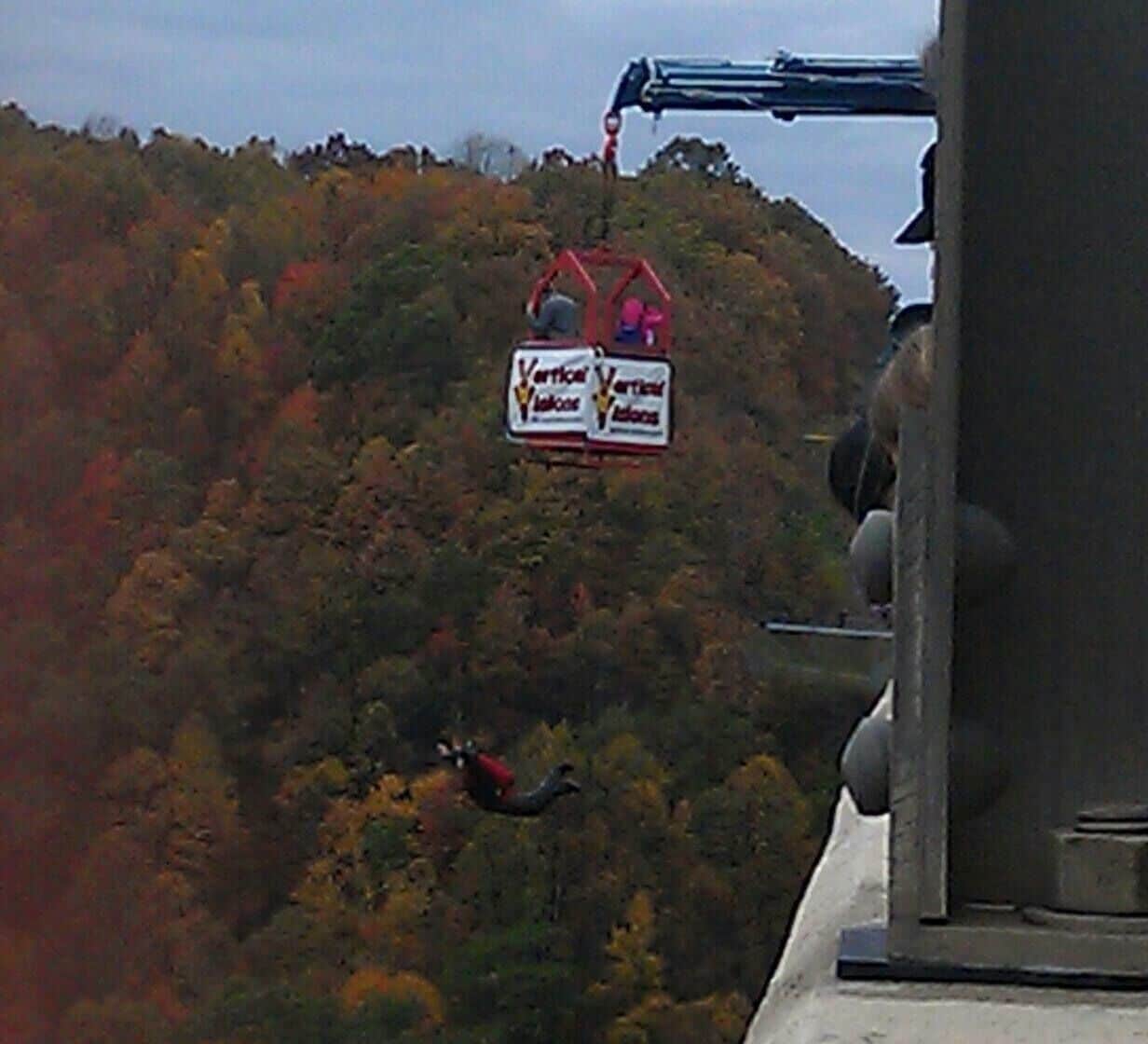 Western hemispheres longest arch bridge, the New River Gorge. Drive down to check out bridge day in the fall. #roadtrip #newrivergorge 