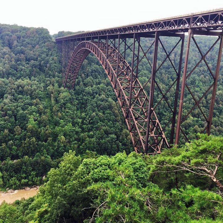 The engineering marvel of the New River Gorge Bridge!