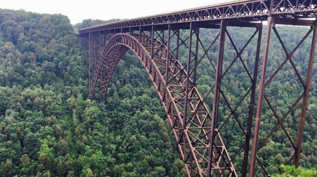 The engineering marvel of the New River Gorge Bridge!
