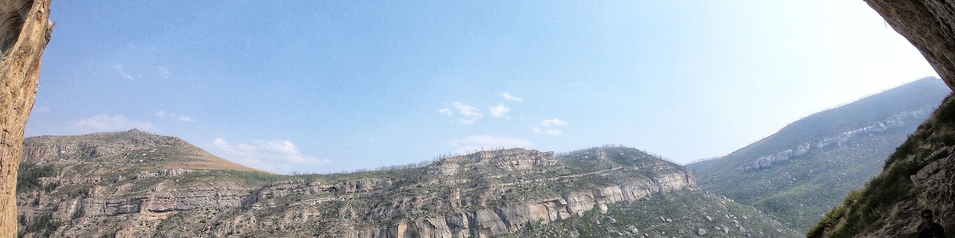 World class climbing brought professionals from around the world to set up routes in this remote canyon in Central Wyoming 🧗♂️ . An hour hike from a dusty dirt road will bring you from Rocky Mountain plateaus to deep desertlike canyons. Watch out for Rattlesnakes and bring your fishing pole to fish the Little Popo Agie river. 🎣 #aboveitall #wideopenspaces #wildwest