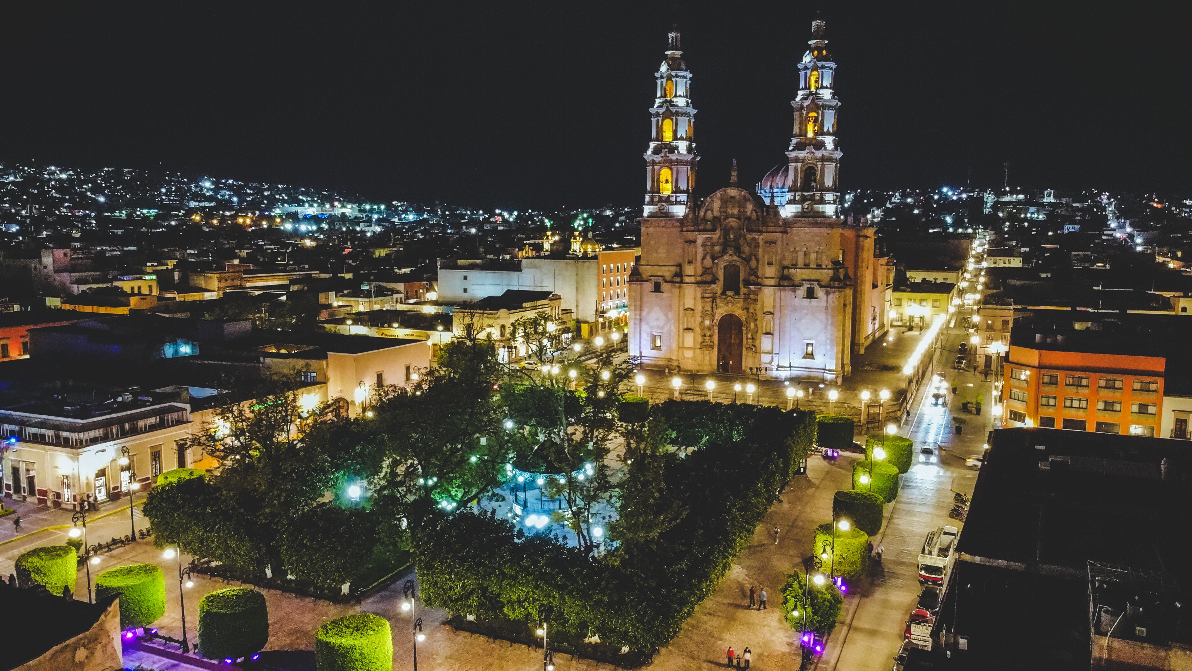 Lagos de Moreno night view 
