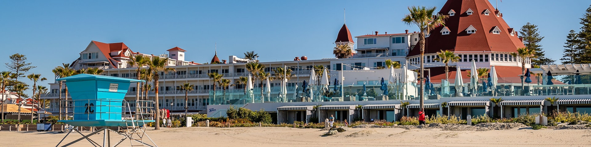 The beaches of Coronado Island