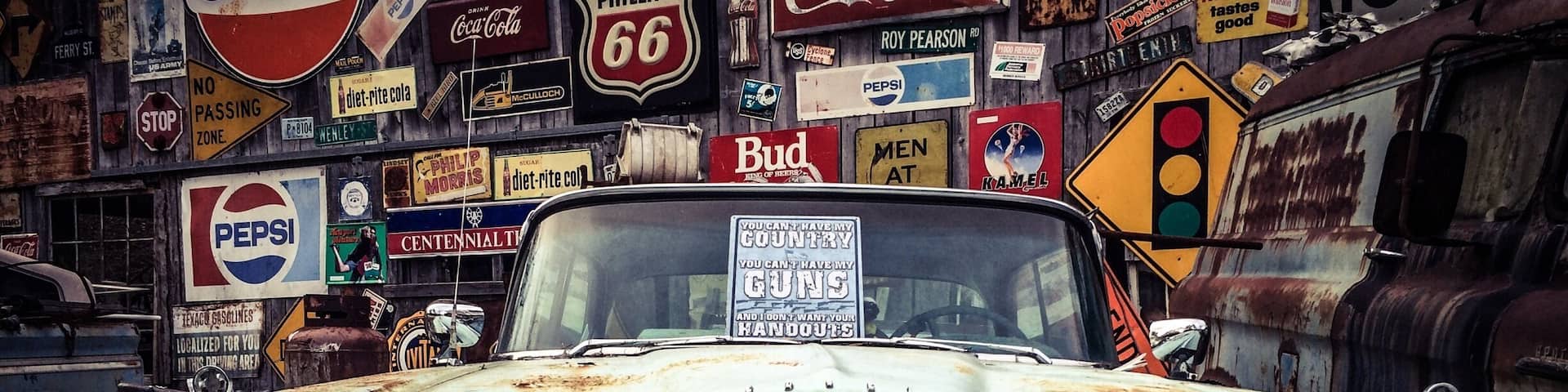 Coolest place to find so many vintage items...lucked up on a 1964 bottle of Crown Royal for only $2. So much memorabilia and worth a stop!