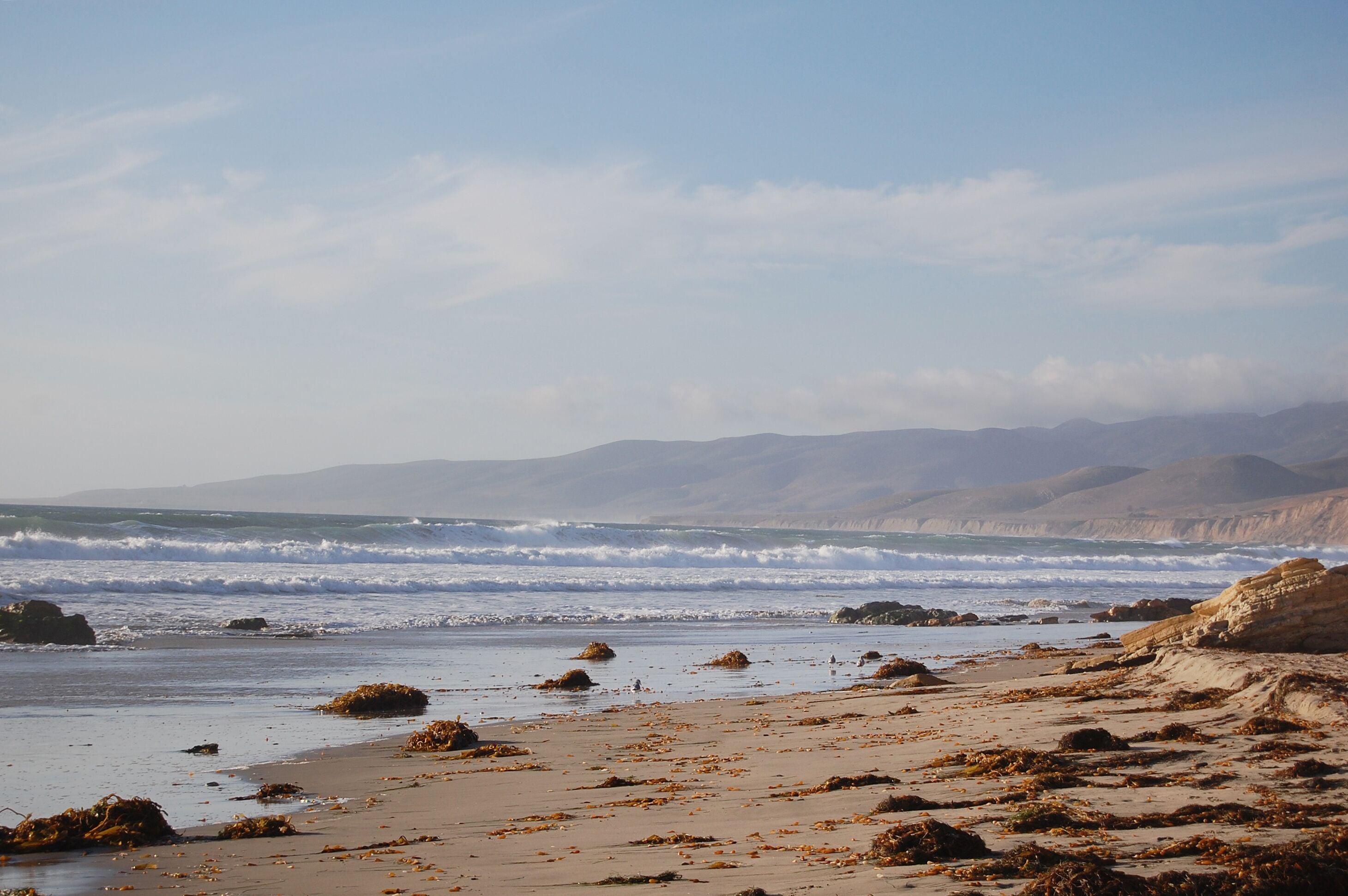 The beautiful scenery of Jalama Beach, in Lompoc, Santa Barbara County, California.