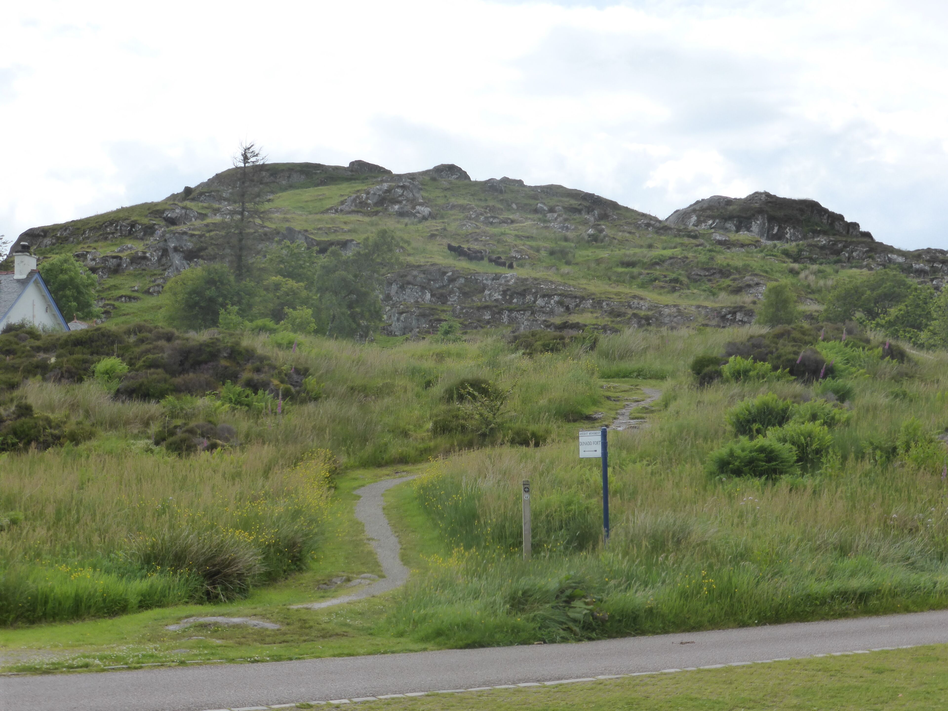 Atlas of Hillforts 2466. General view of the approach path.