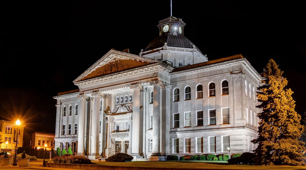 Boone County historic courthouse in Lebanon Indiana