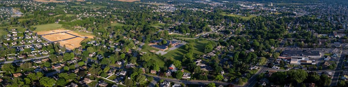 Aerial Panoramic View of North Lebanon Pennsylvania