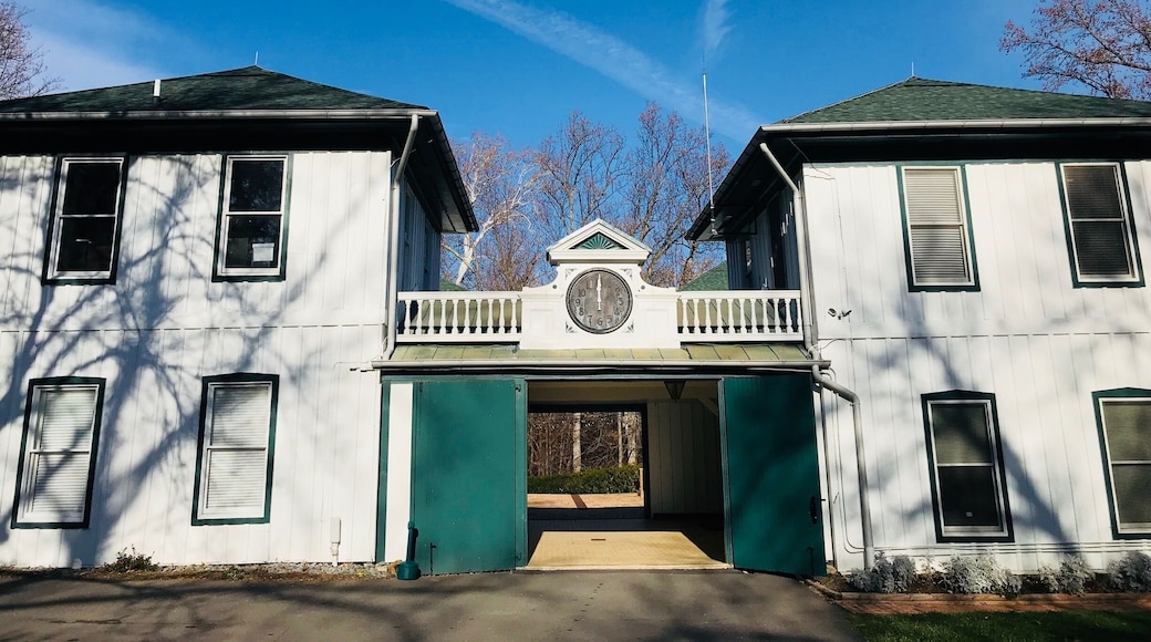 You can se the old clock at the middle of the House