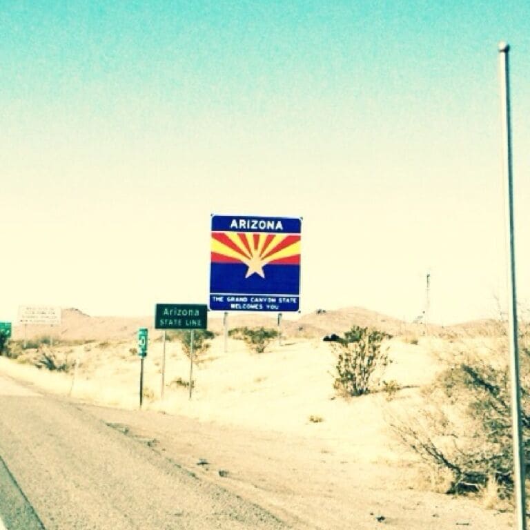 Another new land crossing at a state border for me...