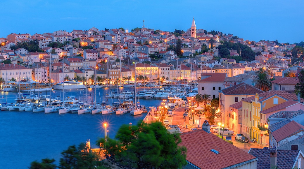 Evening view of Mali Losinj, Croatia