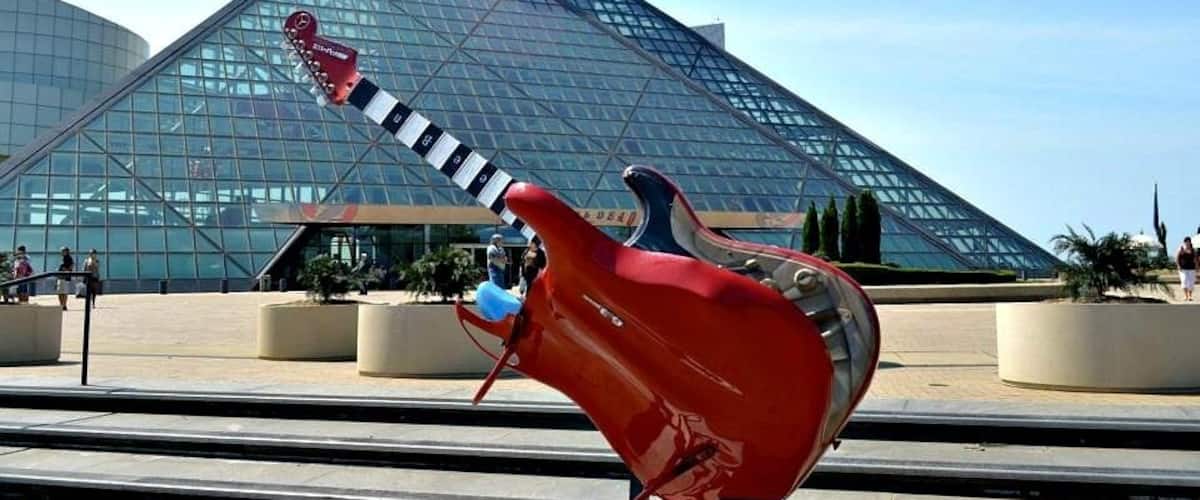 A museum located on the shore of Lake Erie in downtown Cleveland, Ohio, United States.