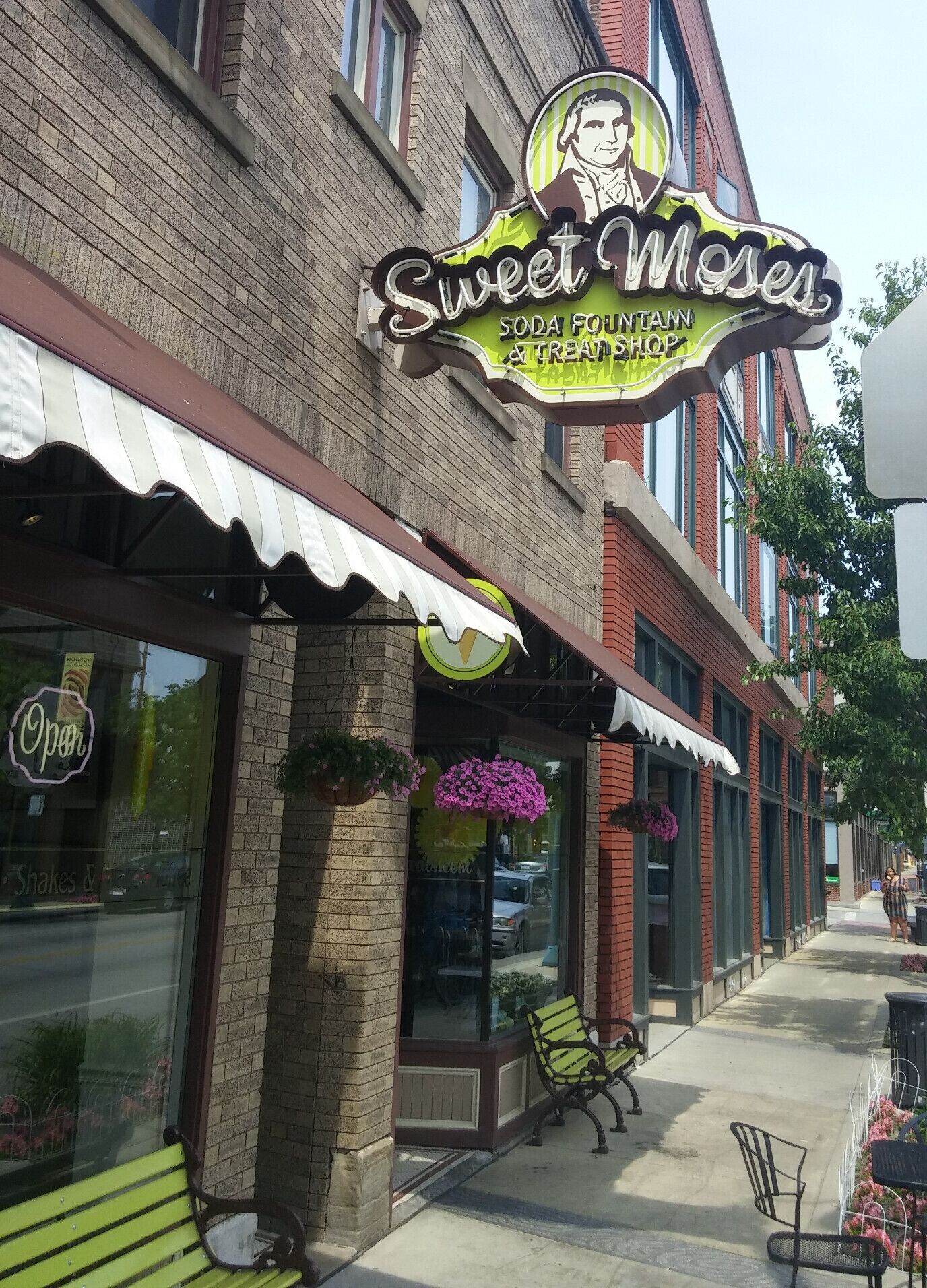 Named after Moses Cleaveland, the founder of Cleveland, Sweet Moses offers an old fashioned soda fountain experience.