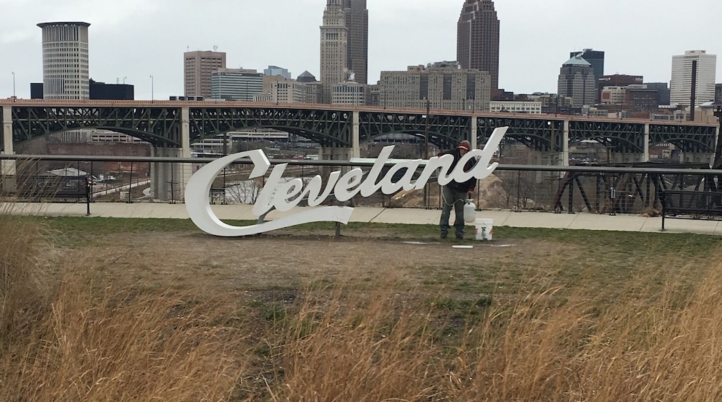 A fast dash visit to Cleveland included this discovery while wandering around.
