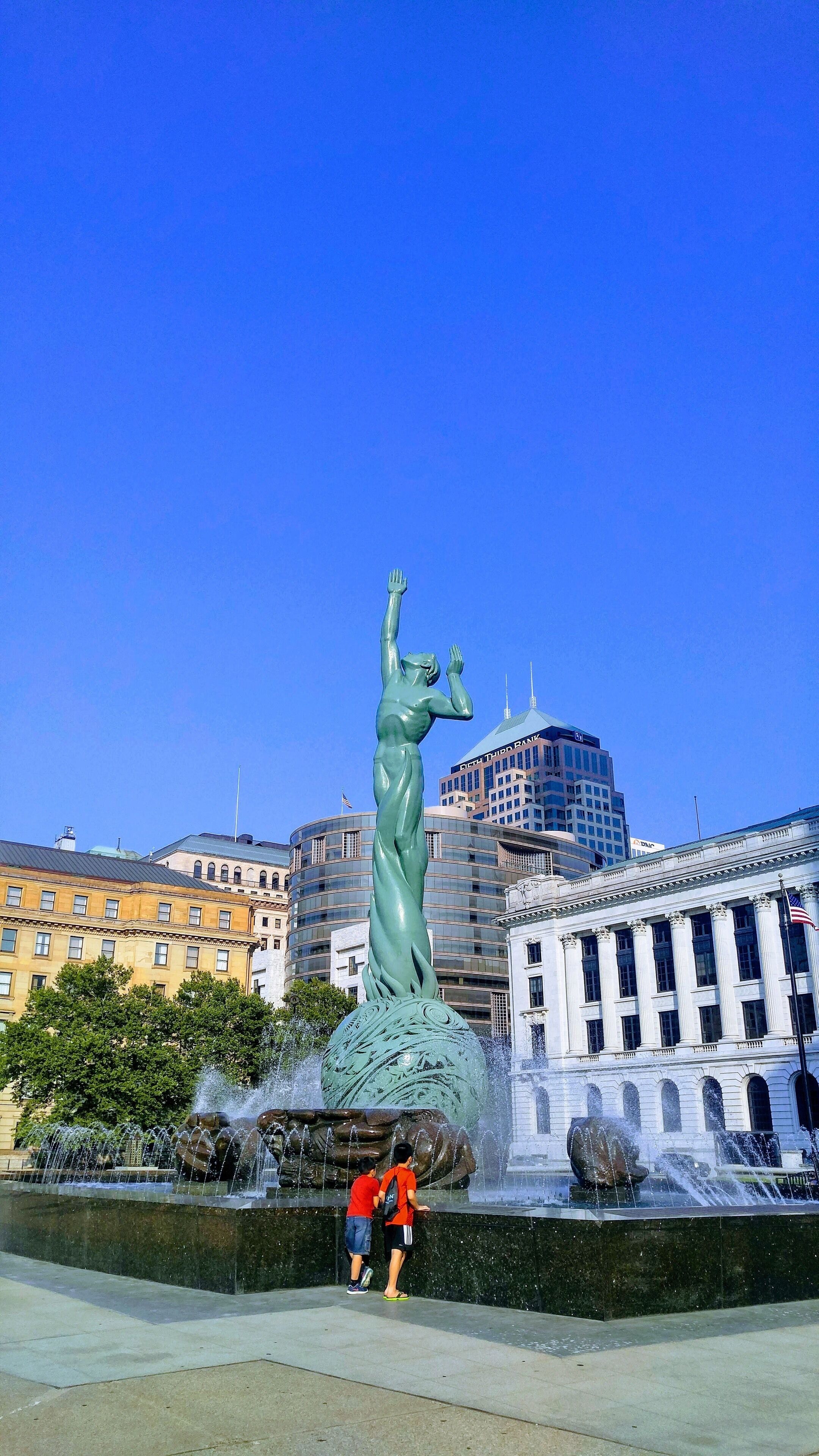 A quick stop in Cleveland, and this is all I was able to see. 😂😂