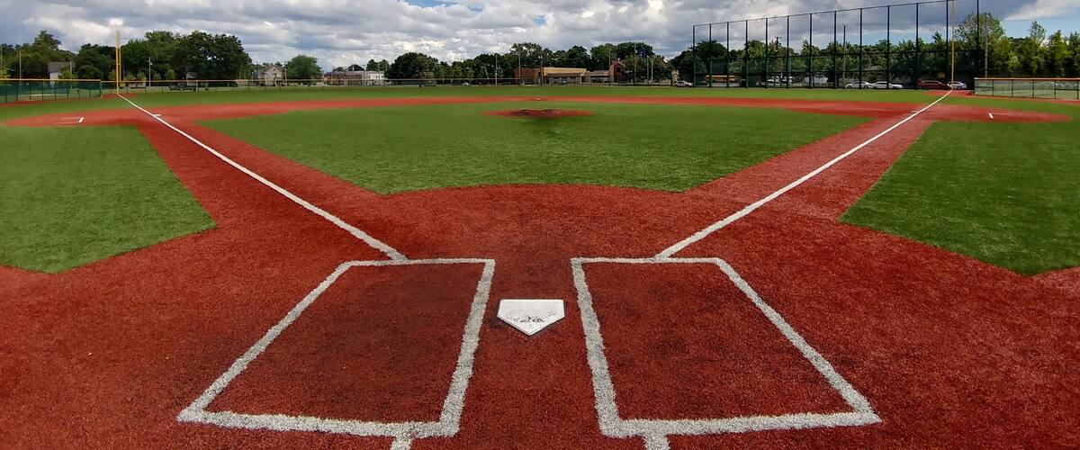 Opened on May 1st 1891 with Cy Young on the mound, Cleveland's League Park was off to a great start.
290 feet down the first base line and over a wall taller than Boston's Green Monster, Babe Ruth hit his 500th home run on August 11th 1929.
The original wooden ticket office and stands are gone. The corner building and a lone wall remain from the second iteration of brick.
The major leaguers may have moved downtown, but this field still boosts some pretty important baseball.