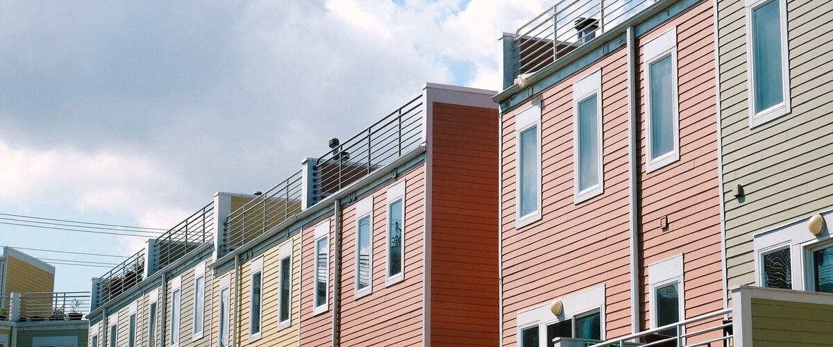 Noticed this colorful condo complex on my way to the beach last year as I took a detour. The next day, I had to go back and photograph this color swatch structure. #Architecture