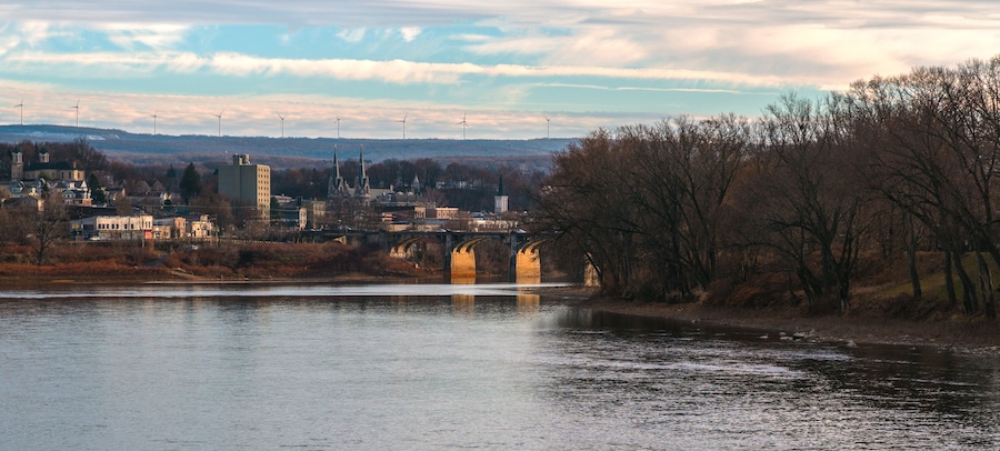 Riverside Town of Pittston Pennsylvania