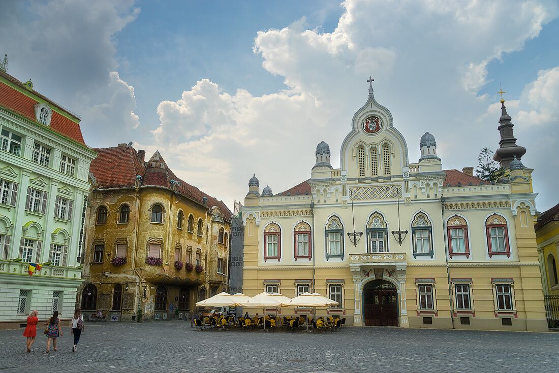 This is the Seribian residence used by the whoever runs the Serbian Church behind it.

Got a day to visit Timisoara? Check out my day guide: http://www.alwayswanderlust.com/a-day-in-timisoara-romania-little-vienna/