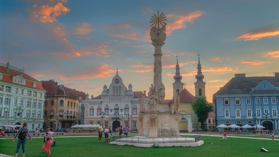 Statuia Sfânta Treime
Got a day to visit Timisoara? Check out my day guide: http://www.alwayswanderlust.com/a-day-in-timisoara-romania-little-vienna/