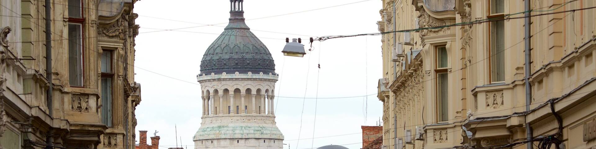 Cluj-Napoca which includes heritage architecture