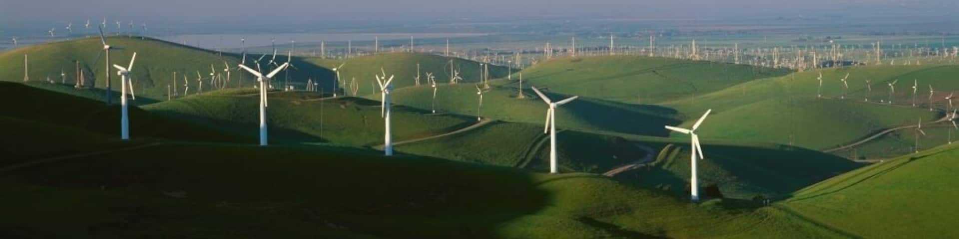 Wind energy, Altamont Pass on Route 580 in Livermore, CA