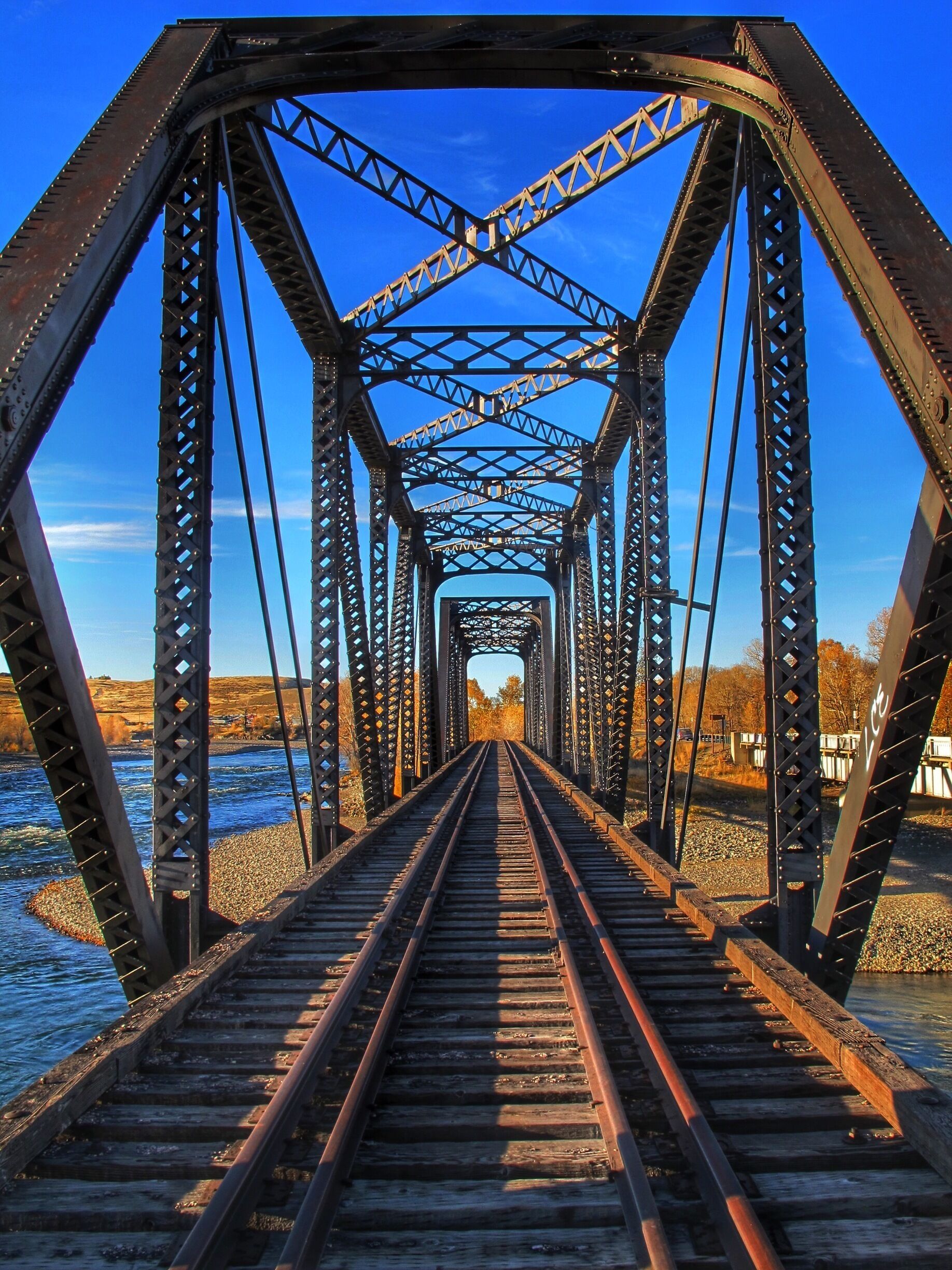 Abandoned Rail Bridge over the Yellowstone River, East of Livingston, Montana
#perspective