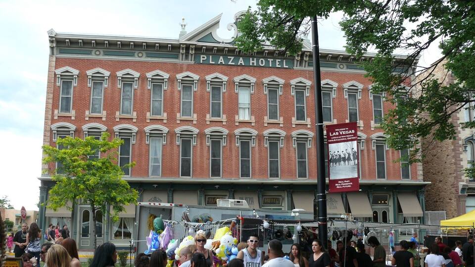 4th of July in the plaza in Las Vegas New Mexico.
