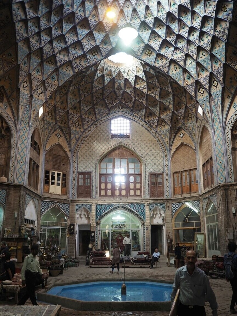 Inside of the old bazar of Kashan is a caravansery, which takes you back in time hundred of years. Haggling mandatory!
