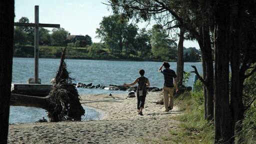 Known largely for midnight bonfires, guitar circles and skinnydipping, The Point is also great for sunbathing and wading.
Available for a limited time only - the sand is eroding away.