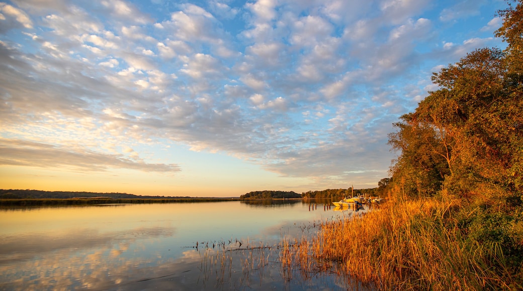 Patuxent River at Sunset in Southern Maryland Calvert County USA