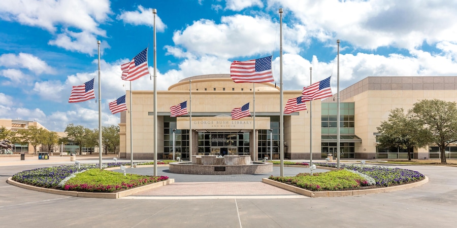 MMW894 FEBRUARY 28, 2018 - COLLEGE STATION TEXAS - George H.W. Bush Presidential Library and Museum