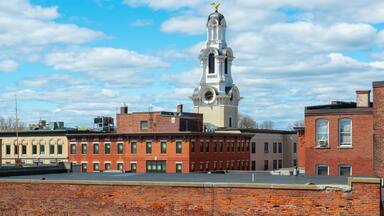 Lawrence City Hall at 200 Common Street in downtown Lawrence, Massachusetts MA, USA.