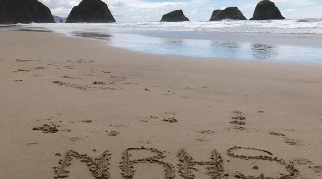 A short hike to get to this beach but well worth it!