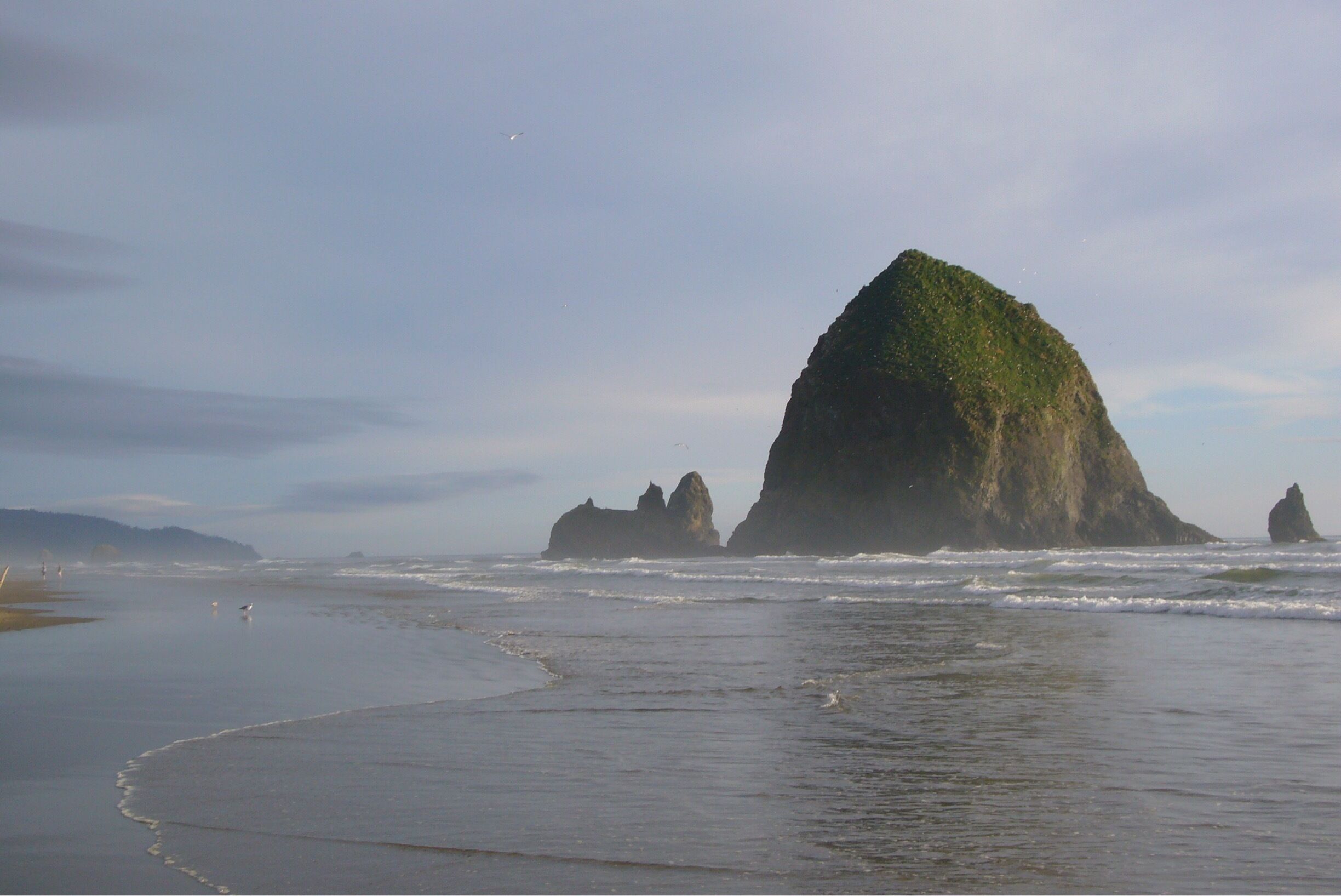Let's take a stroll on the beach near Haystack Rock. #aquatrove #roadtrip #oregon #middleearth 