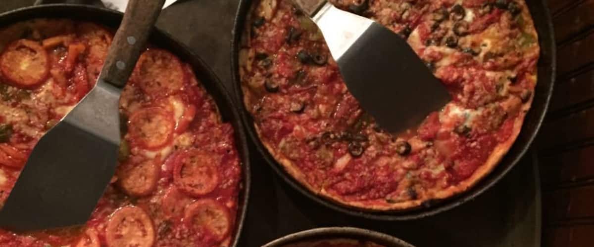 Chicago famous deep dish pizza and my most favorite food it's really yummy