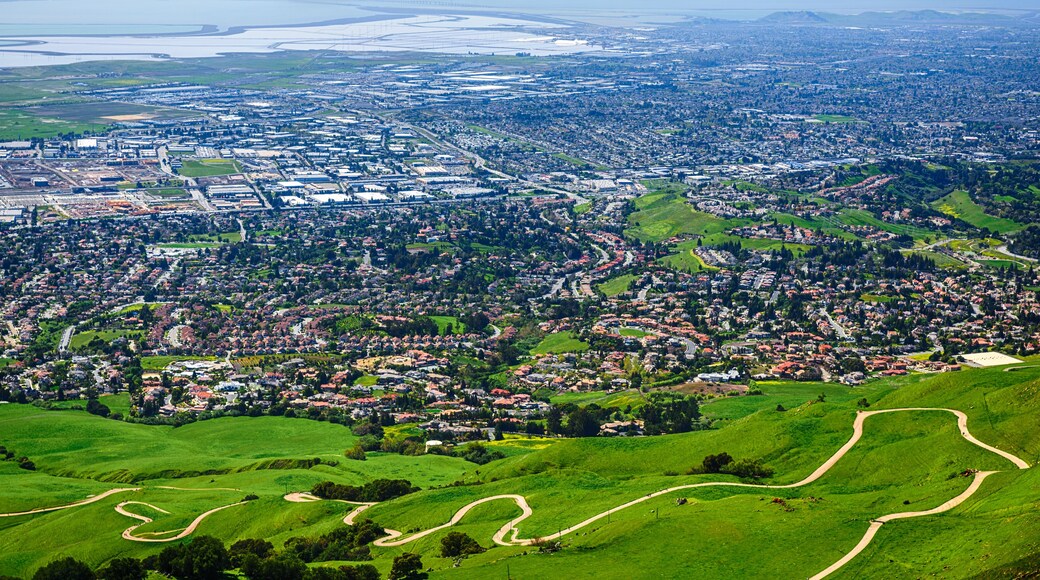Bay, Fremont and Curvy Hiking Trail of Mission Peak, Silicon Valley, California