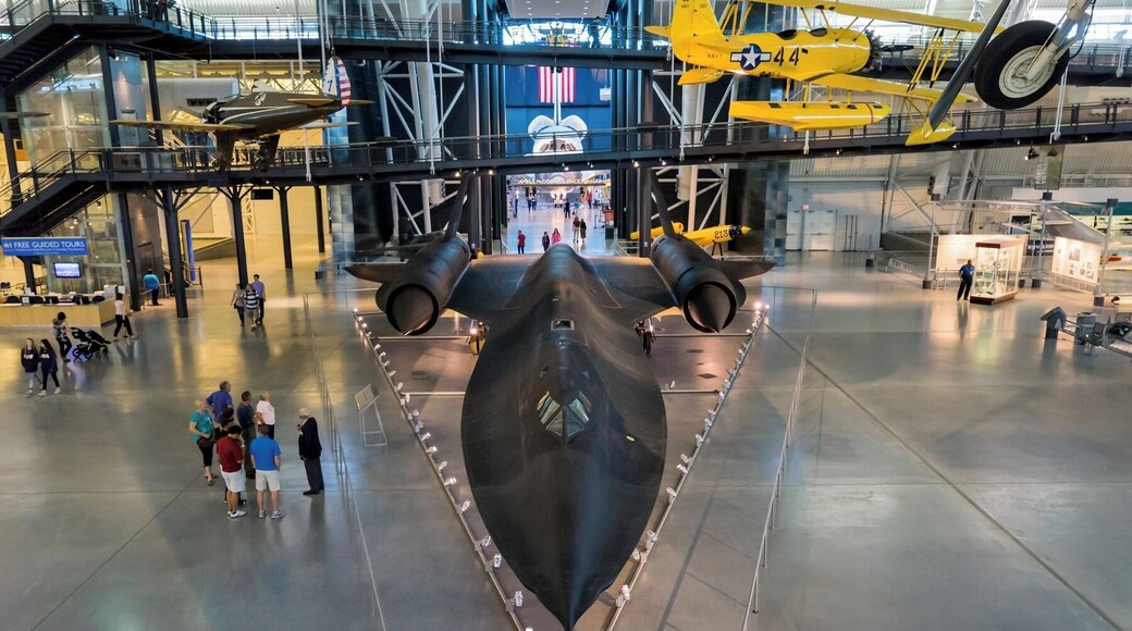 The Steven F. Udvar-Hazy Center is an 760,000 square feet (71,000 m2) annex to the Smithsonian National Air and Space Museum. Located near Washington Dulles International Airport, the annex was built to showcase artifacts than could not be displayed at the main museum on the National Mall in Washington, D.C.
The annex contains an impressive collection of aircraft with many famous pieces including:
• The Enola Gay, the Boeing B-29 Superfortress that dropped the first atomic bomb on Hiroshima, Japan
• The Space Shuttle Discovery
• Gemini VII space capsule
• Lockheed SR-71 Blackbird
• Air France Concord supersonic jet
Visiting the museum is free but parking costs $15 per vehicle.
